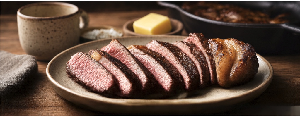  Rustic plate of fatty ribeye symbolizing brain‑fueling nutrients on the carnivore diet. 